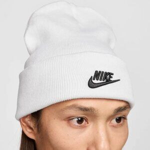 Nike Unisex Futura Utility Cotton Beanie - White - NWOT